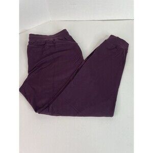 Zyia Active Pants 2XL, Maroon, Drawstring, Logo, Yoga, Pilates,